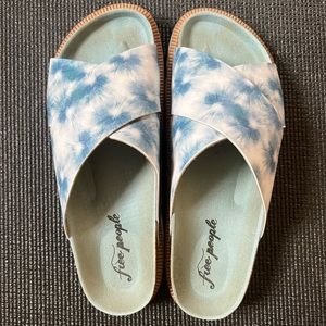 Free People Tie-Dye Sandal